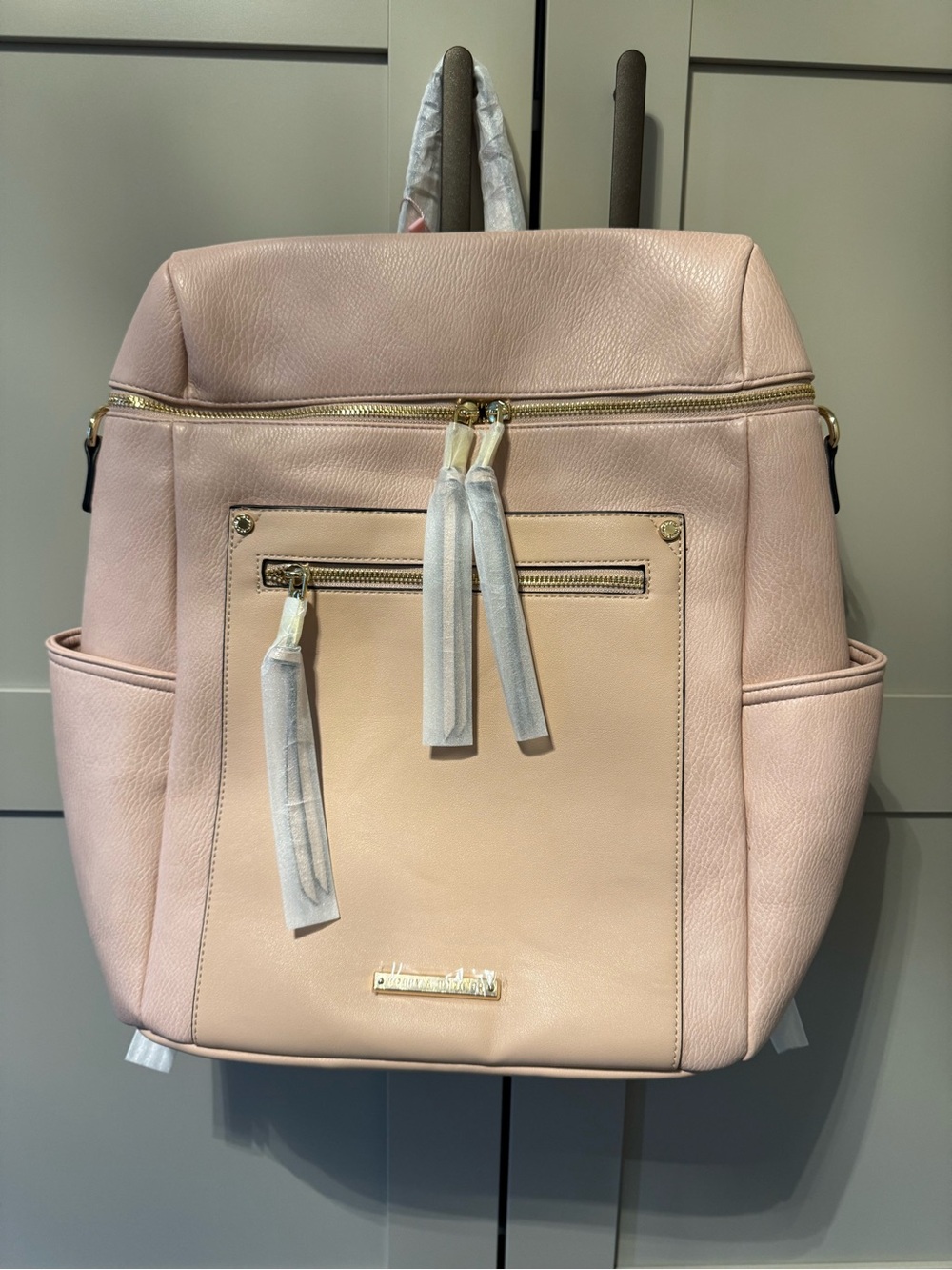 Poppy and Peonies Commuter Backpack in Blush